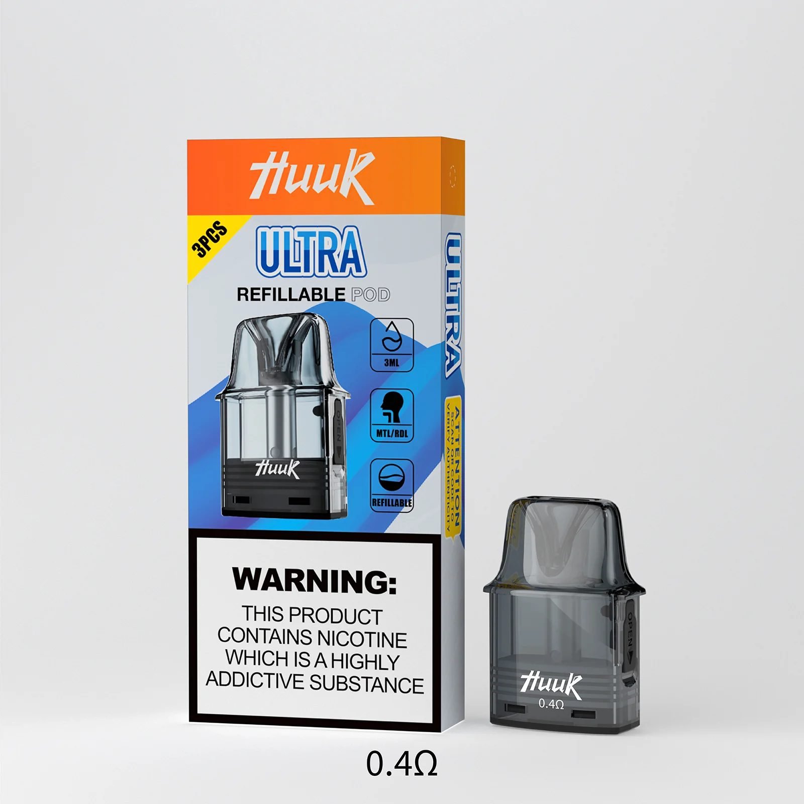 MEHA HUUK 27W 注油主機 1350mAh巨量電能 強勁27W細膩飽滿雲霧 奢華霧化體驗 可重複注油 潮流全金屬設計 台灣現貨 - 图片 8